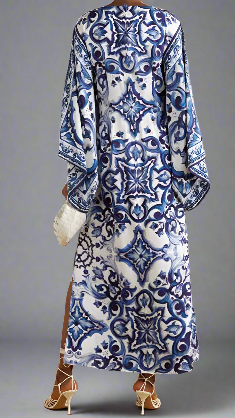Heidi - mosaic print kaftan