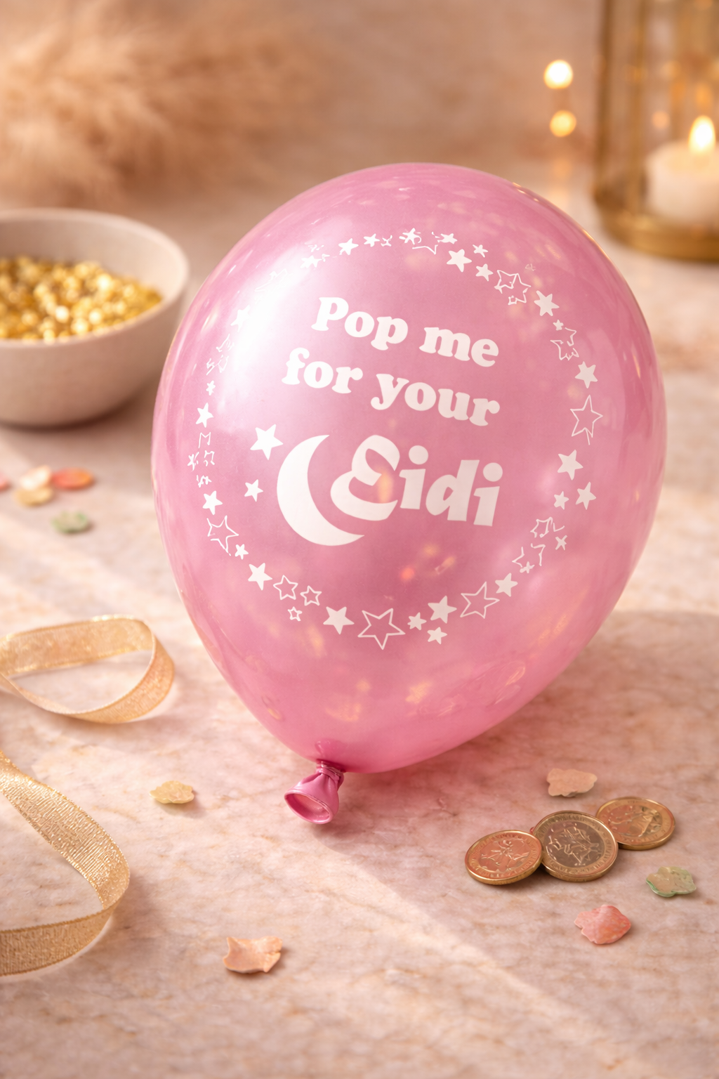 Pop me for your Eidi - balloons