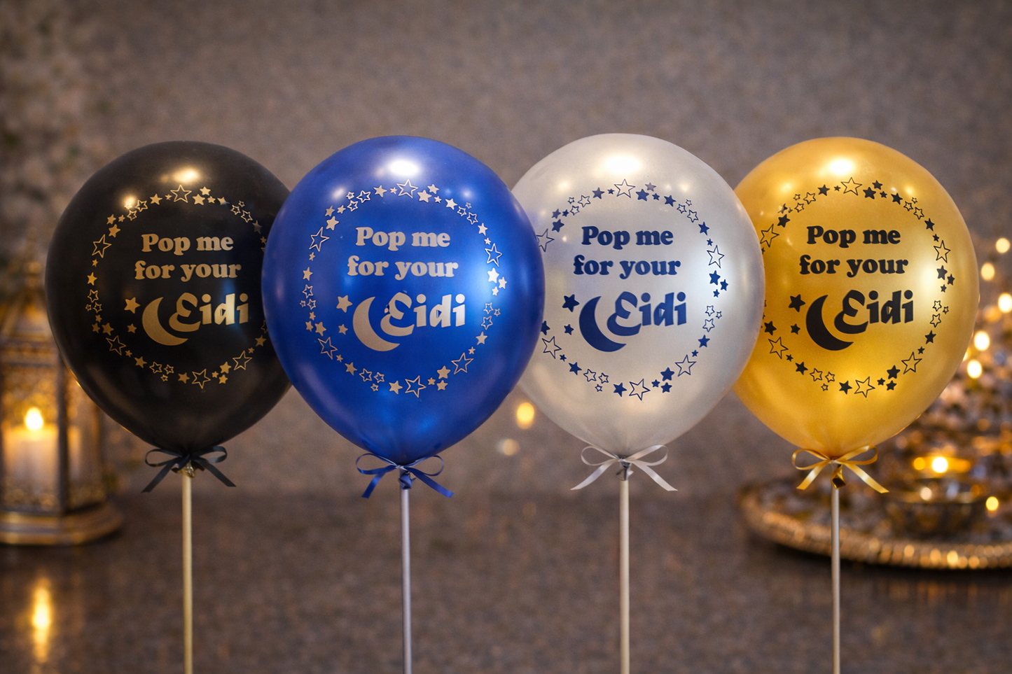 Pop me for your Eidi - balloons