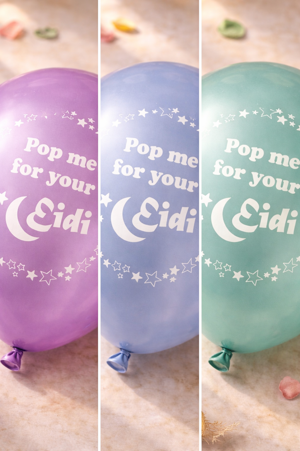 Pop me for your Eidi - balloons