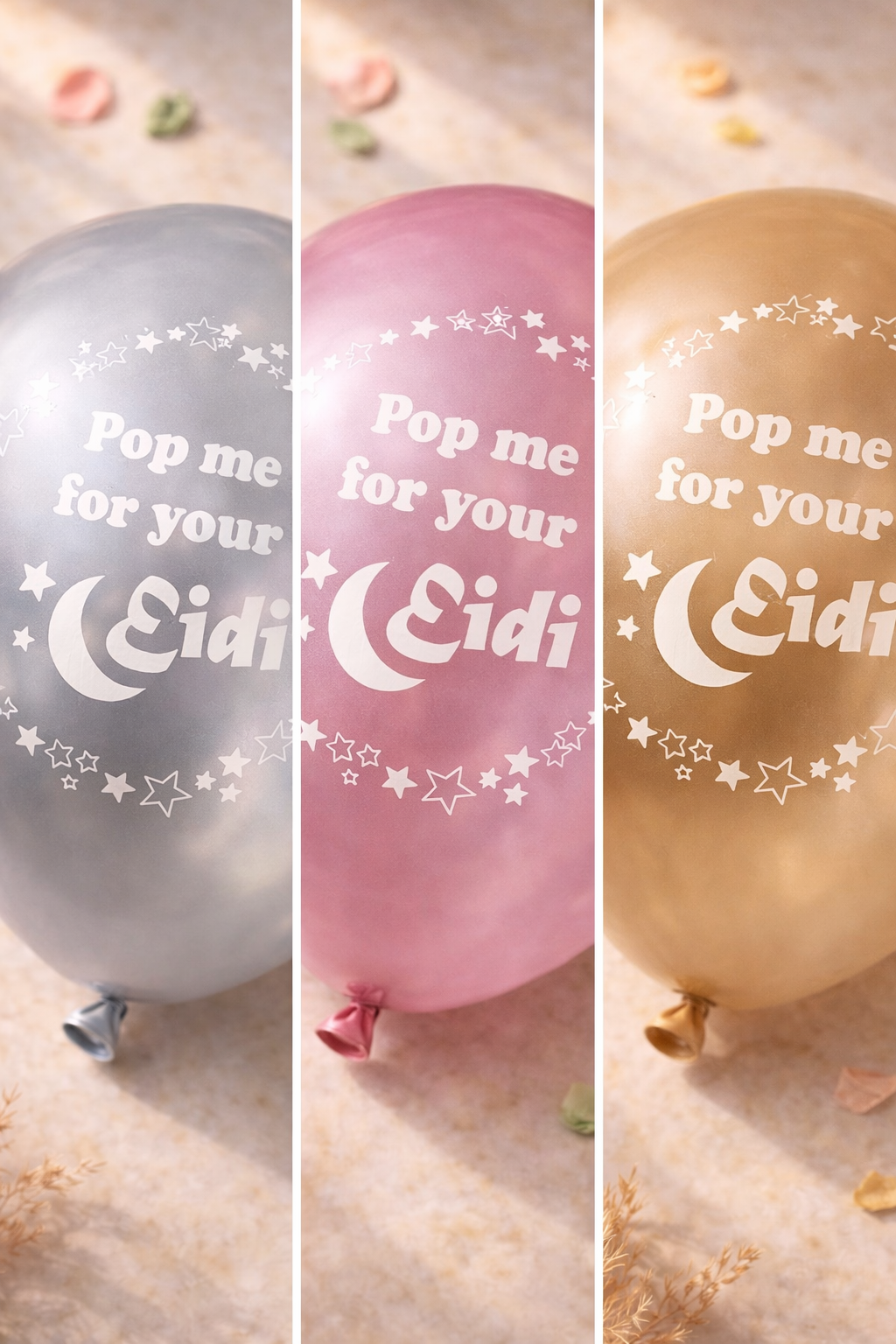 Pop me for your Eidi - balloons