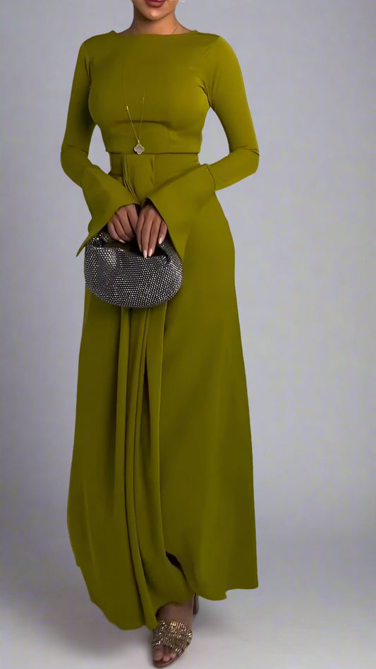 Layla - silky wrap dress