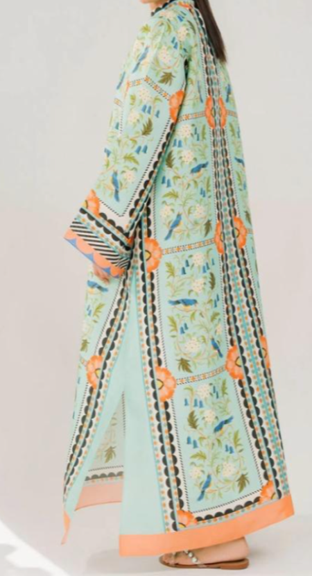 Heer - mint printed kaftan
