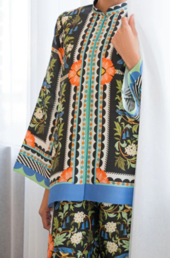 Mia - red printed coord