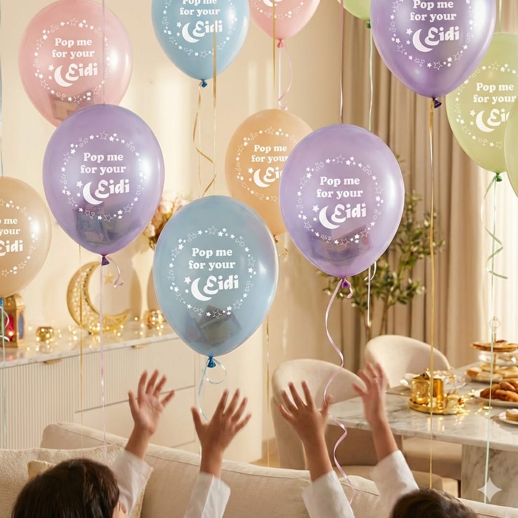 Pop me for your Eidi - balloons