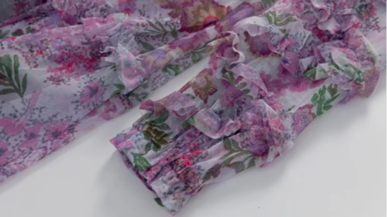 Claire - plum ruffle dress